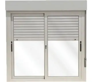 Ventanas monoblock de aluminio con cortina de enrollar integrada